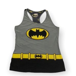 PRIMARK Ladies DC COMICS BATMAN LOGO Pyjama Vest Sleeveless T Shirt Tee Top PJ'S PRIMARK Ladies DC COMICS BATMAN LOGO Pyjama Vest Sleeveless T Shirt Tee Top PJ'S